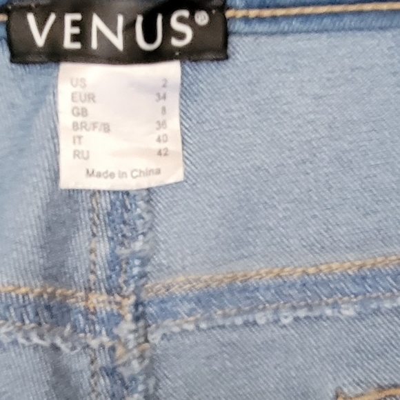 Venus Jeans Jewel Embellished Skinny Stretch Jeans Size 2 - Picture 11 of 12